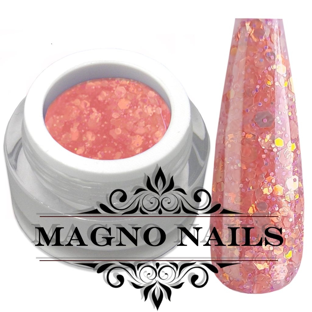 UV Gel - 5471 - Confetti Gel - Mermaid Coral